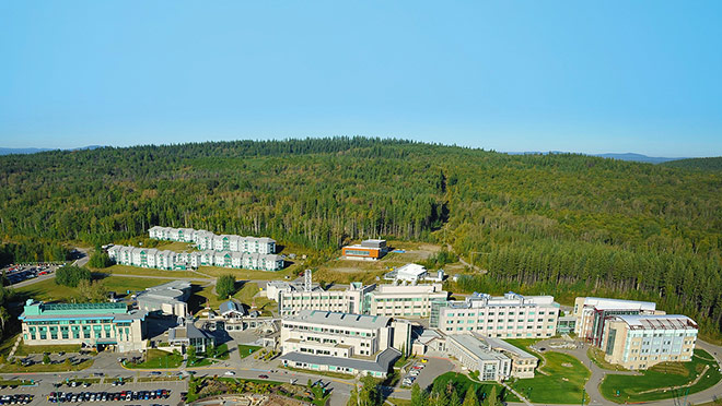 Image of the UNBC campus Image of the UNBC campus