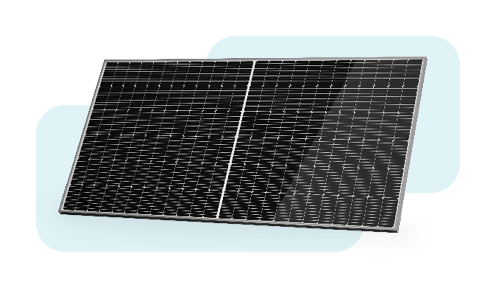 A pair of solar panels