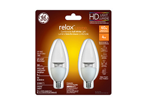 Candle Bulb B10 E26 - Dimmable - Soft White - PK2 Candle Bulb B10 E26 - Dimmable - Soft White - PK2