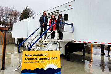 At Port Hardy, a mobile CT scanner goes clean