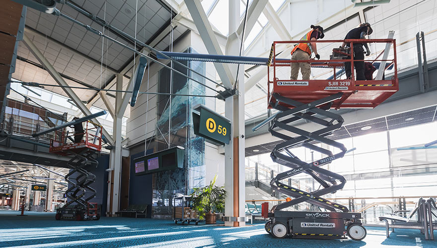 LED lighting takes off at YVR