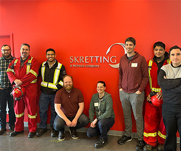 Participants of Skretting Vancouver's industrial cohort program