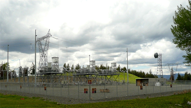 Prince George capacitor station