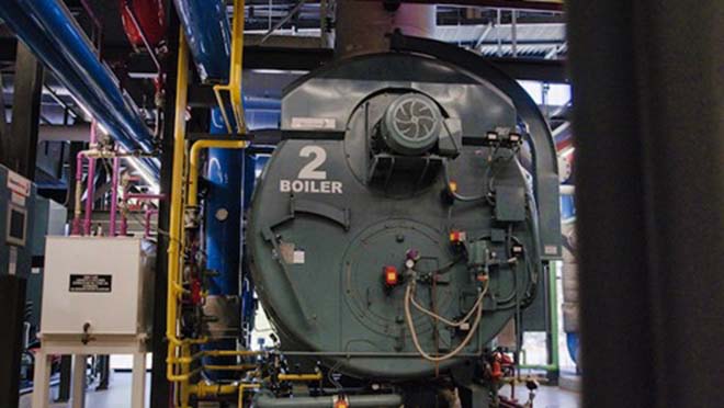 Electric boilers inside UVic
