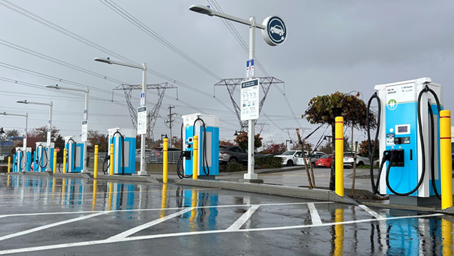 EV charging site in South Surrey Superstore