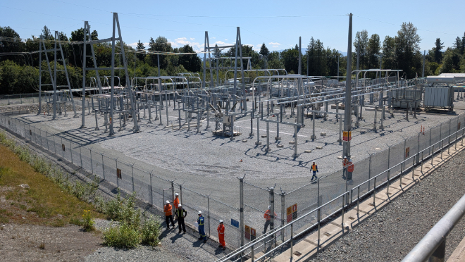 Mount Lehman Substation.